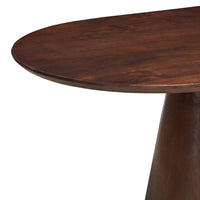 Mangohouten Salontafel Nova Capsule Donkerbruin 120 cm Mahom