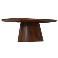 Mangohouten Salontafel Nova Capsule Donkerbruin 120 cm Mahom