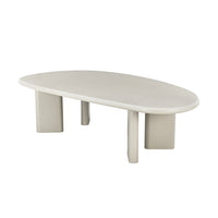 Salontafel Savannah Microcement Organisch 120 cm Beige Mahom