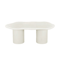 Salontafel Savannah Microcement 120 cm Wit Mahom