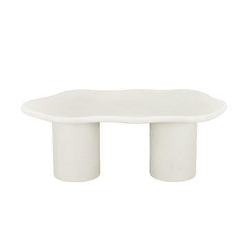 Salontafel Savannah Microcement 120 cm Wit Mahom