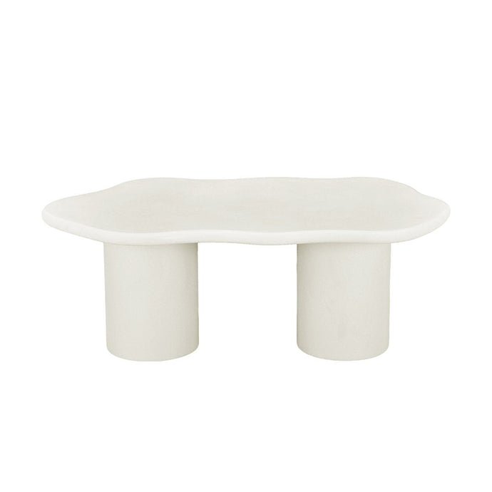 Salontafel Savannah Microcement 120 cm Wit Mahom