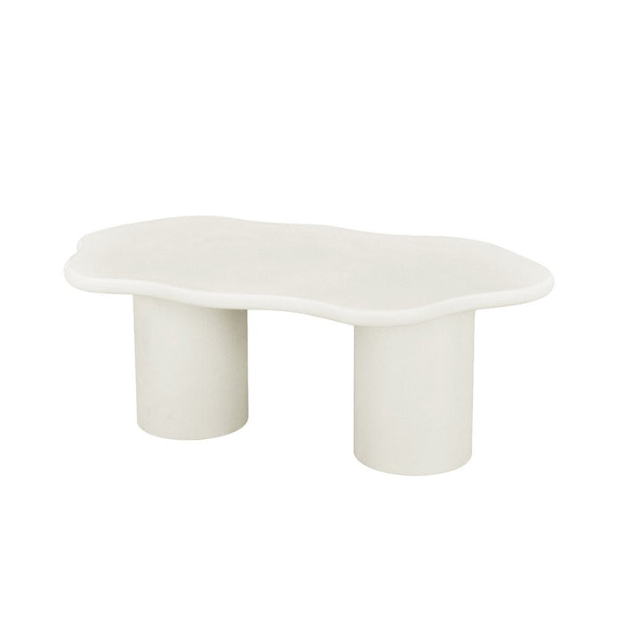 Salontafel Savannah Microcement 120 cm Wit Mahom