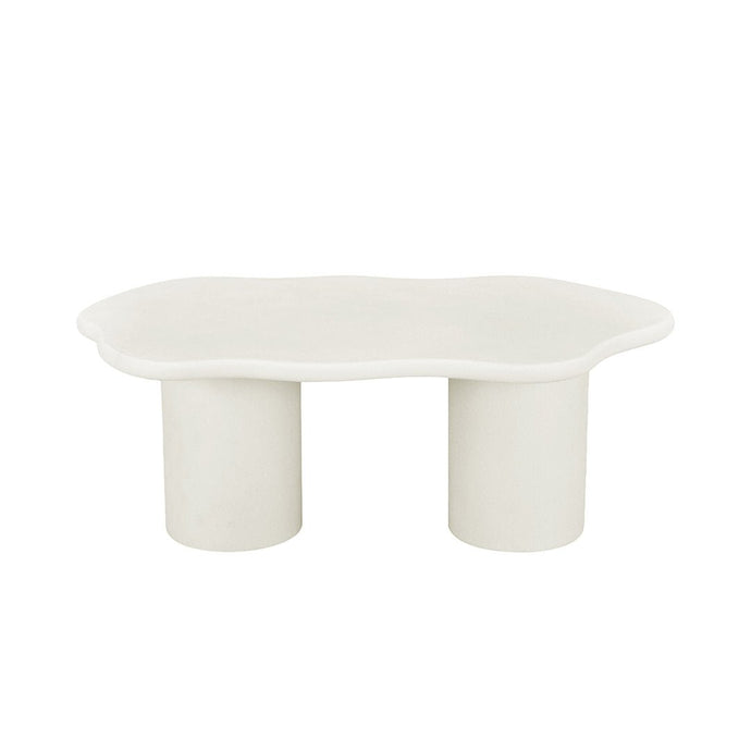 Salontafel Savannah Microcement 120 cm Wit Mahom