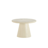 Salontafel Savannah Microcement Rond 60 cm Beige Mahom