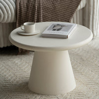 Salontafel Savannah Microcement Rond 60 cm Beige Mahom
