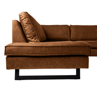 Hoekbank Barcelona 4-zits Links Cognac
