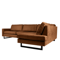 Hoekbank Barcelona 4-zits Rechts Cognac