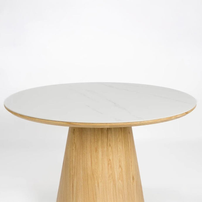 Eettafel Alma Rond Eiken Jacob Jenzens