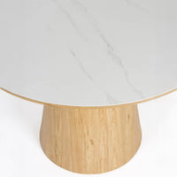 Eettafel Alma Rond Eiken Jacob Jenzens