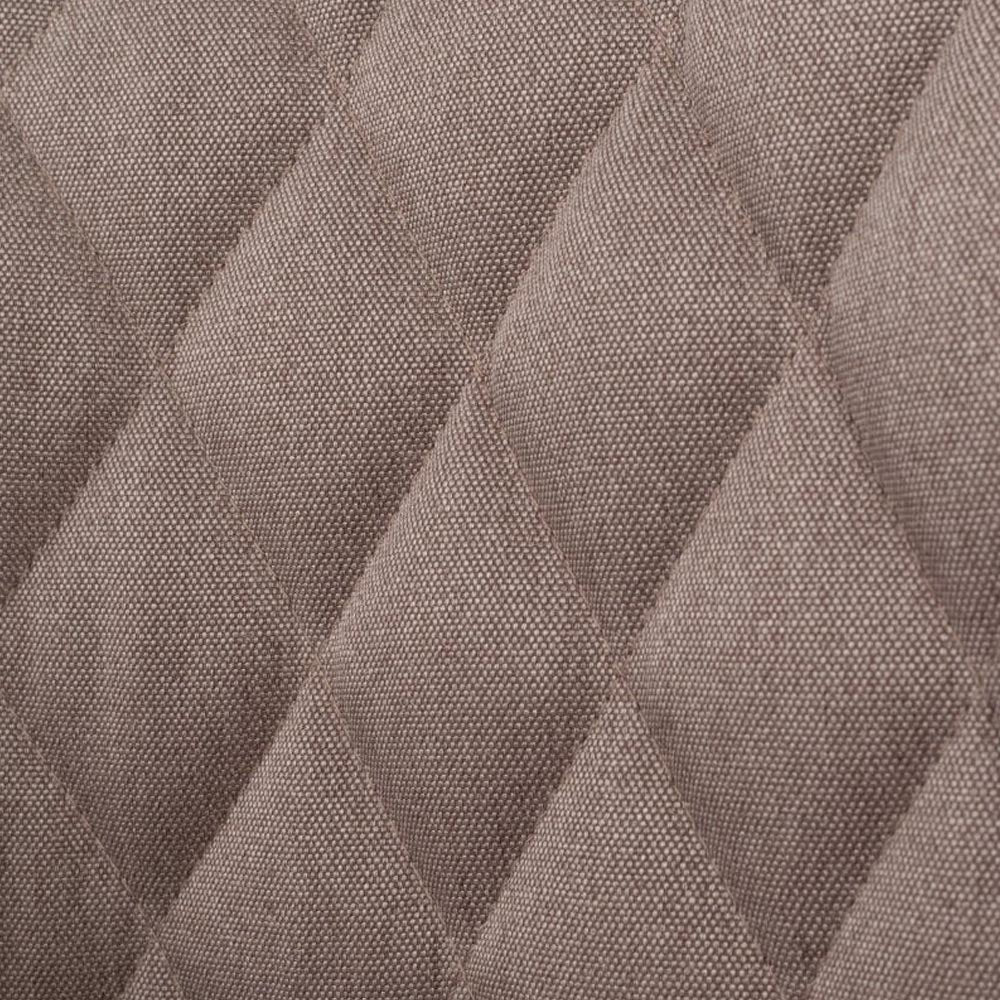 Eetkamerstoel beige met houten onderstel