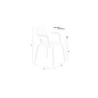 Fauteuil Freja Off-White Jacob Jenzens