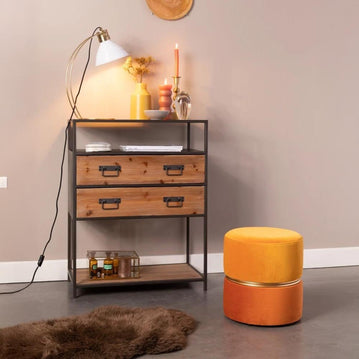 Kruk oranje rond