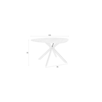 Tafel Chase Organisch Rond Jacob Jenzens