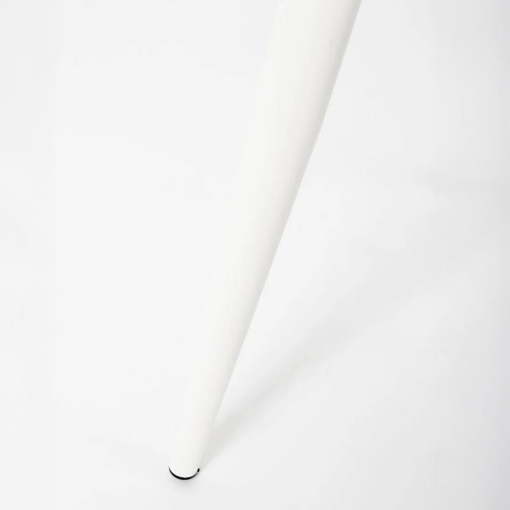 Bijzettafel wit rond set