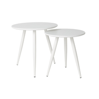 Bijzettafel Daven Wit (set van 2) Jacob Jenzens