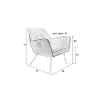 Loungefauteuil Axel Bruin Jacob Jenzens
