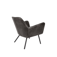 Loungefauteuil Axel Donkergrijs Jacob Jenzens