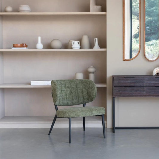 Loungefauteuil Anna Groen Grijs Jacob Jenzens