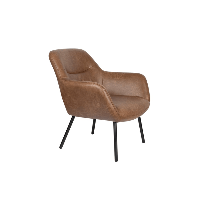 Loungefauteuil Filip Vintage Bruin Jacob Jenzens