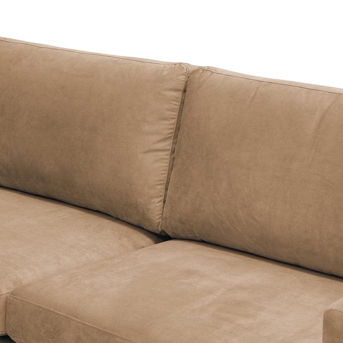 Hoekbank Malaga 4-zits Rechts Crème Mahom