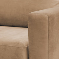 Hoekbank Malaga 4-zits Links Crème Mahom