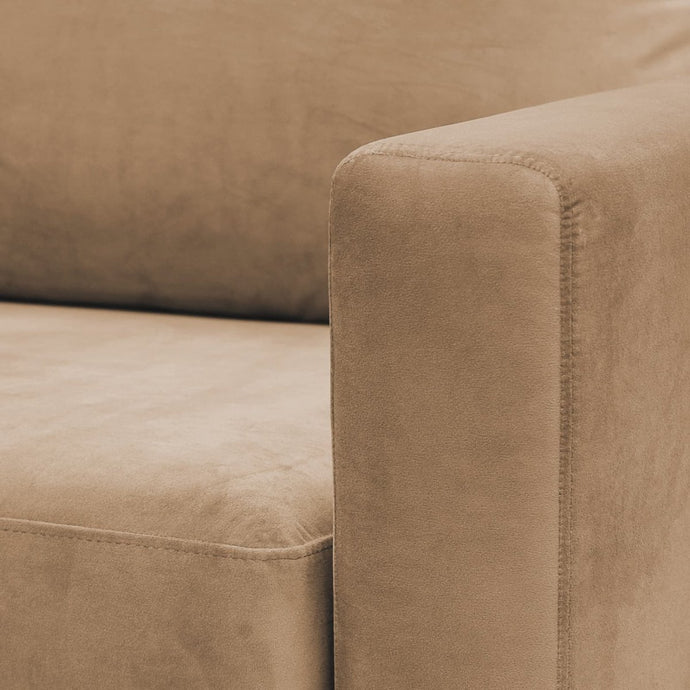 Hoekbank Malaga 4-zits Links Crème Mahom