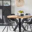 Mangohouten Eettafel Tulsa