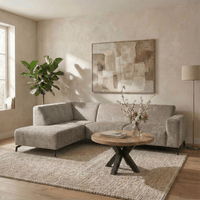 Hoekbank Sevilla 4-zits Links Donkergrijs Mahom