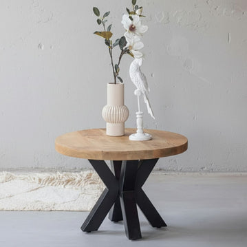 Mangohouten Salontafel Glendale 70 cm Mahom