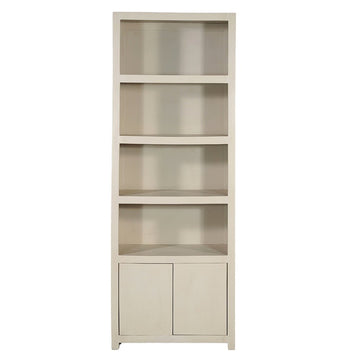 Smalle witte wandkast 