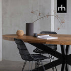 Mangohouten Eettafel Tulsa Ovaal 180×100 cm Mahom - Mangohoutonline