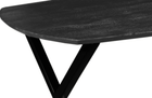 Mangohouten Eettafel Salerno Black Deens Ovaal 220x110 cm Mahom