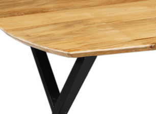 Mangohouten Eettafel Salerno Deens Ovaal 210x100 cm Mahom