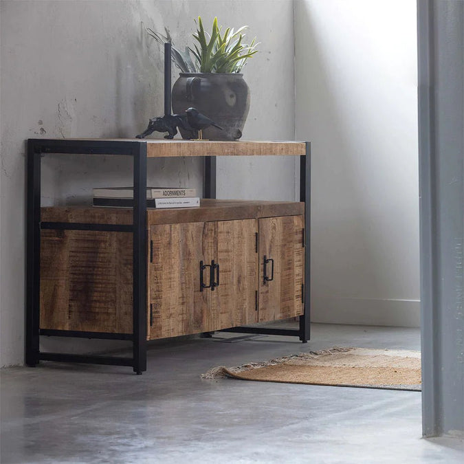 Mangohouten Dressoir Pittsburg 140 cm