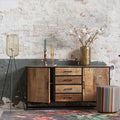 Mangohouten Dressoir 210 cm 