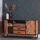 Mangohouten Dressoir Toronto 145 cm