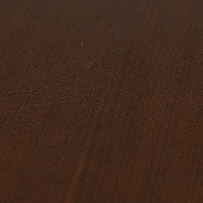 Eettafel rond Donker Walnoot Mahom close up hout