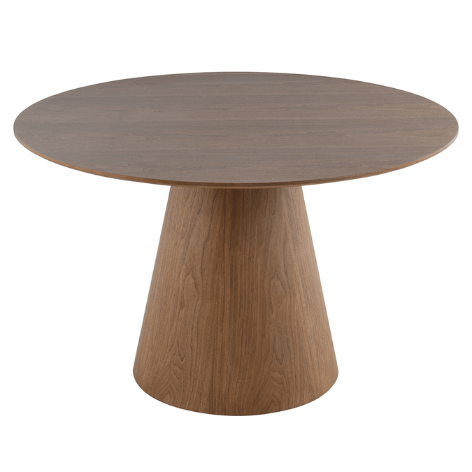 Eettafel  rond 120 cm Walnoot Mahom 