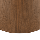 Eettafel  rond 120 cm Walnoot Mahom  Close up blad