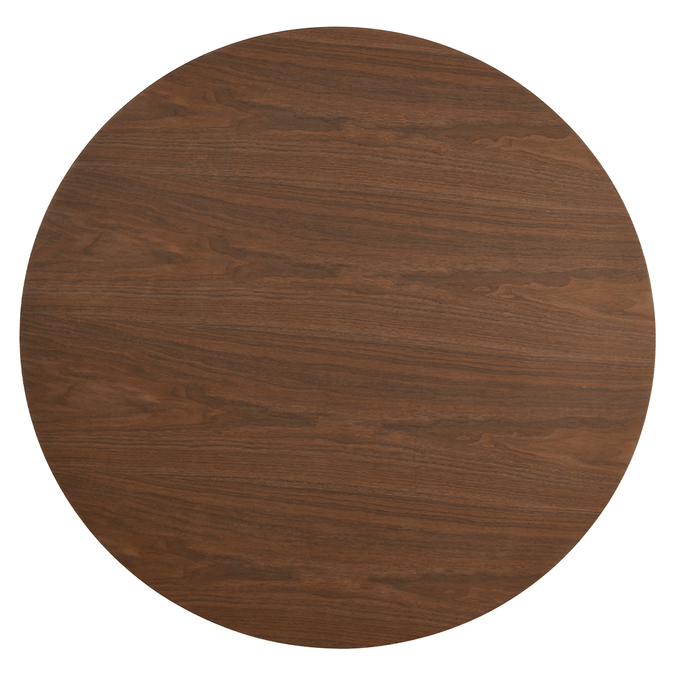 Eettafel  rond 120 cm Walnoot Mahom  Blad