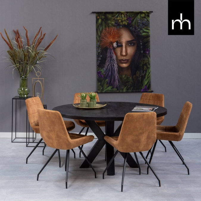 Eetkamerstoel Toulouse Cognac