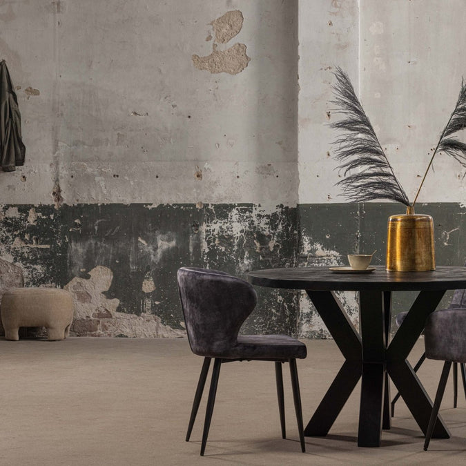 Eetkamerstoel Lyon Donkergrijs