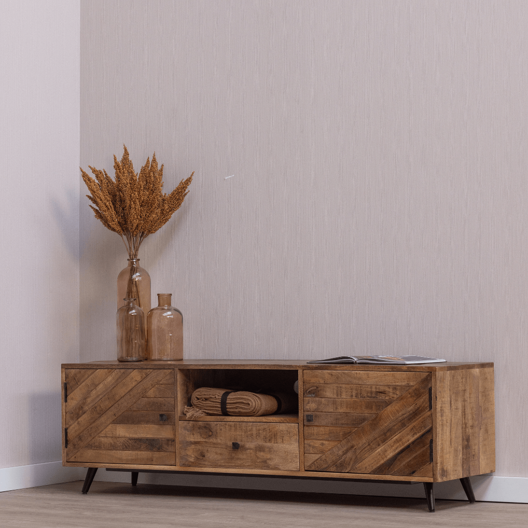 Mangohouten TV Meubel Alamo