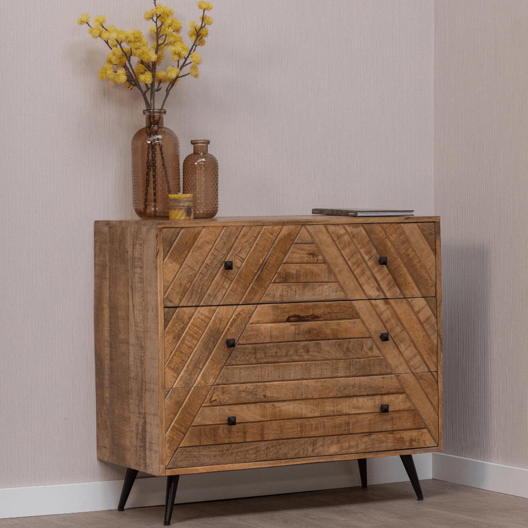 Mangohouten Dressoir Alamo