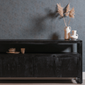 Mangohouten Dressoir 180 cm Black