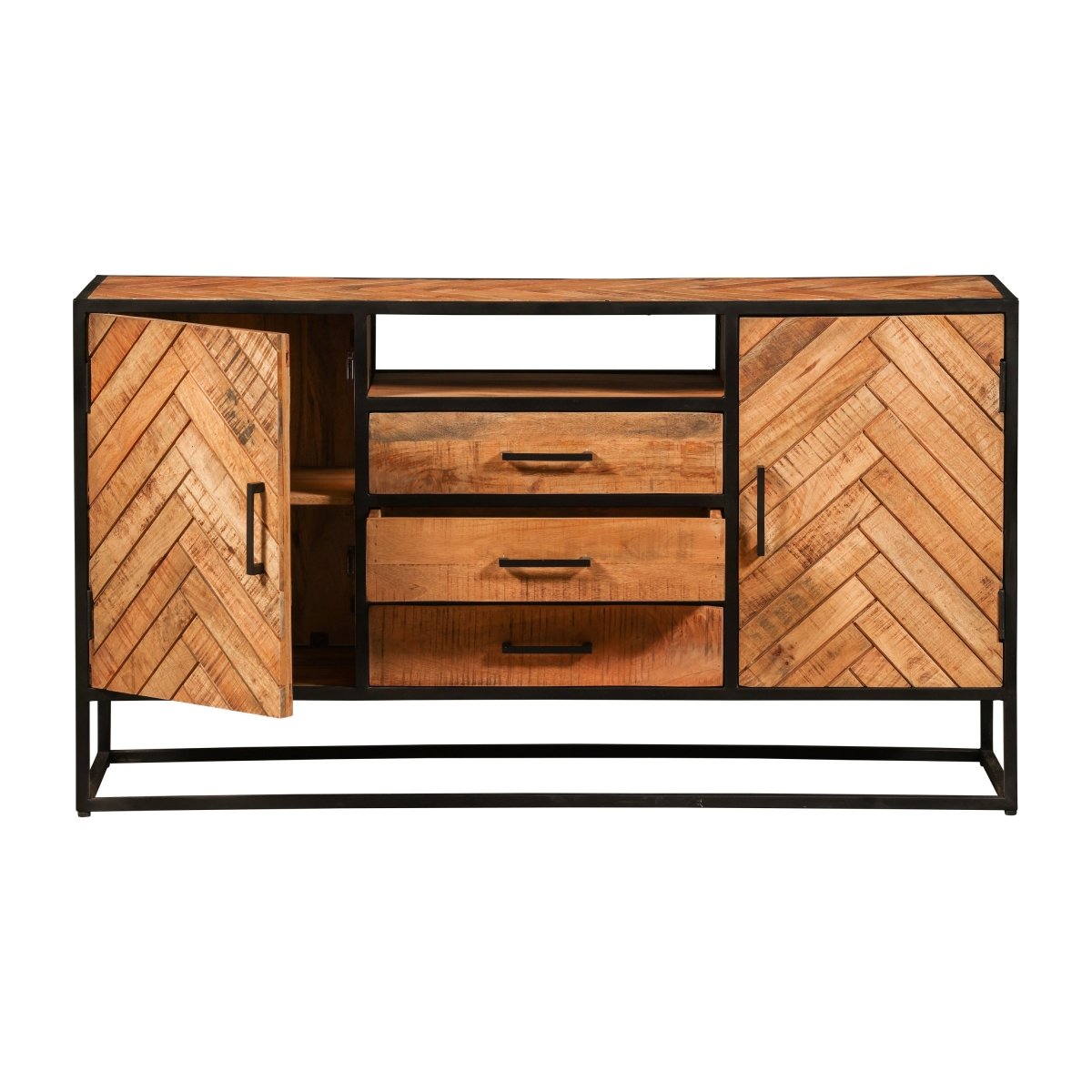 Mangohouten Dressoir Toronto 145x80 cm Mahom