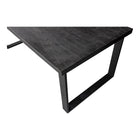 Mangohouten Eettafel Cleveland Black Rechthoek 280x100 cm Mahom