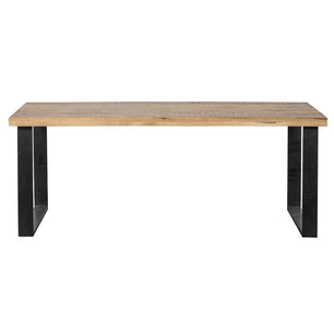 Mangohouten Eettafel Cleveland Rechthoek 160x90 cm Mahom