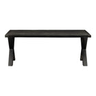 Mangohouten Eettafel Columbus Black Rechthoek 140x90 cm Mahom